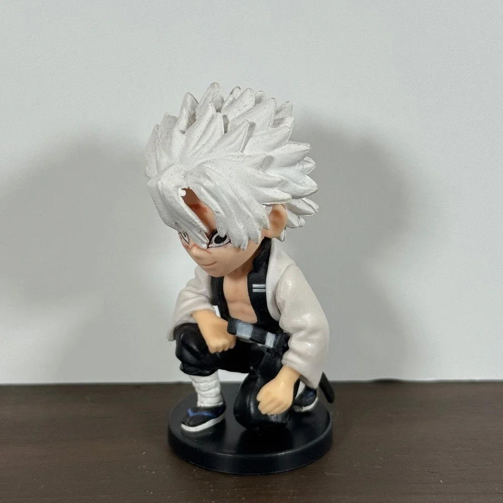 Demon Slayer Sanemi Shinazugawa Mini Figure Wind Hashira Anime White 3in Used